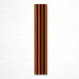 Panel WPC Lambrín <br>AL12 color negro/parota